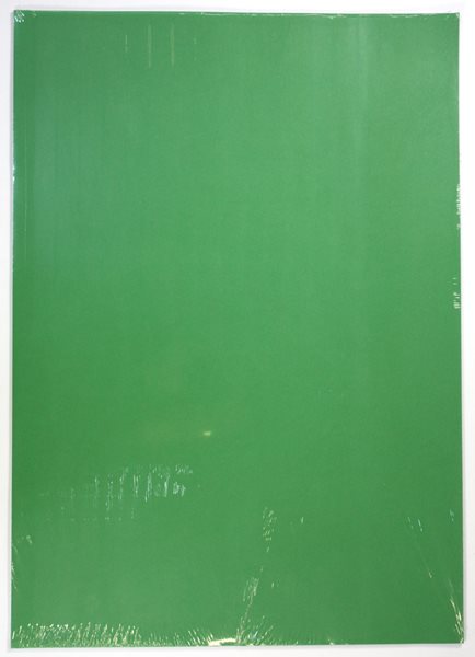 Levně Kreslicí karton barevný A2 125 g - 20 ks - tm. zelená
