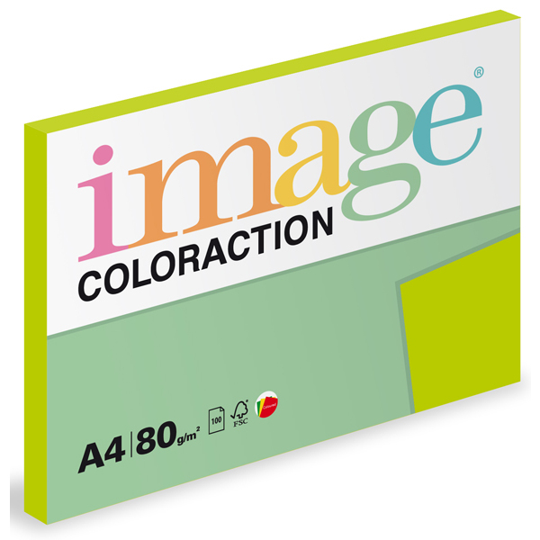 Levně Coloraction A4 80 g 100 ks - Java/středně zelená