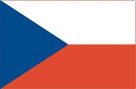 Vlajka ČR - prapor, karabiny na zavěšení 90 × 60