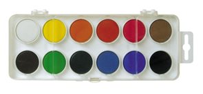 Koh-i-noor vodové barvy 12 barev, 30 mm