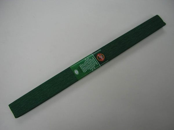 Levně Koh-i-noor Krepový papír barva 19 tmavě zelená - Role 50×200 cm