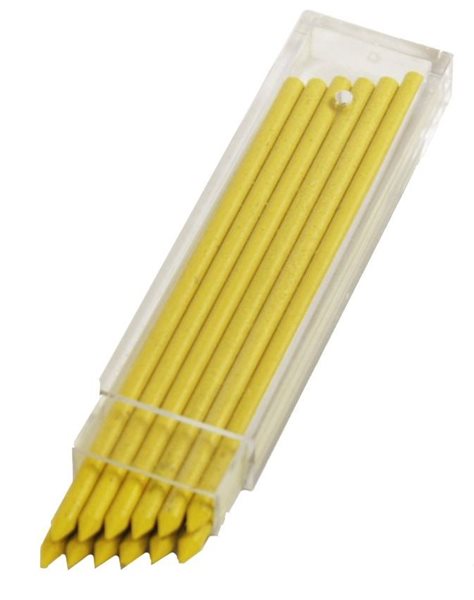 Levně Koh-i-noor Tuhy do Scala pastelek - barva žlutá (3,2 mm × 90 mm), 12 kusů