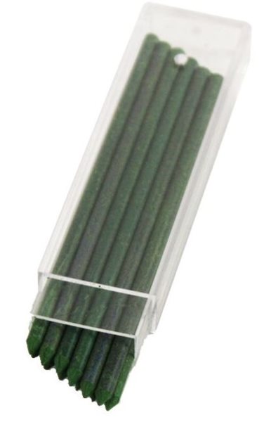 Levně Koh-i-noor Tuhy do Scala pastelek - barva zelená (3,2 mm × 90 mm), 12 kusů