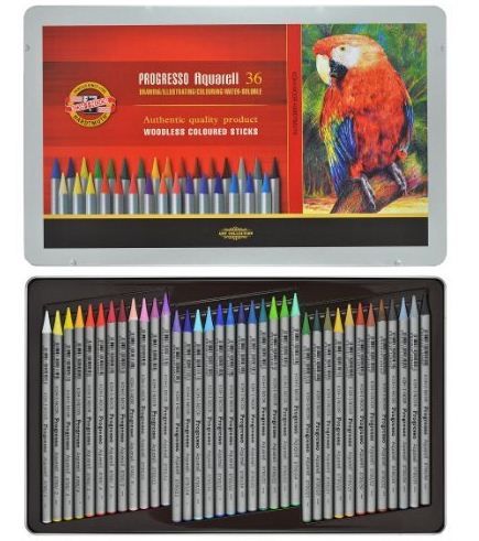 Levně Umělecké akvarelové pastelky Progresso 8785 - 36 ks