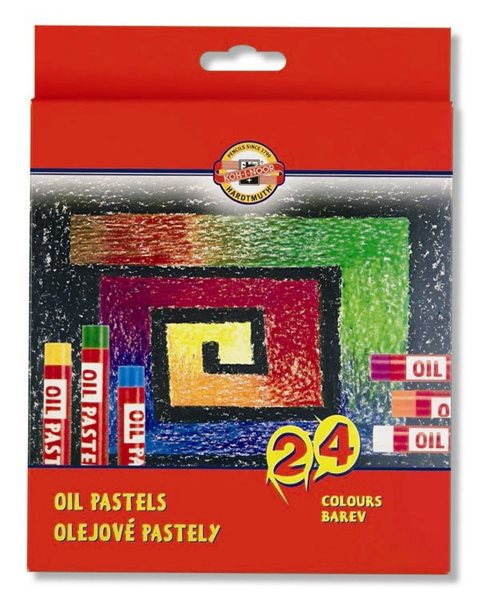 Levně Koh-i-noor olejové pastely - 24 barev