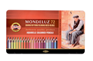 Umělecké akvarelové pastelky Koh-i-noor MONDELUZ - 72 ks