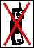 Zákaz používání mobilních telefonů - 10×10/ fólie