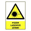 Pozor laserová záření - A4/ fólie