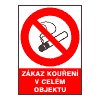 Zákaz kouření v celém objektu - A5/ fólie