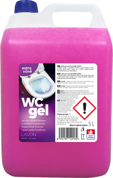 Lavon WC gel - aroma flowers 5 l, Sleva 24%