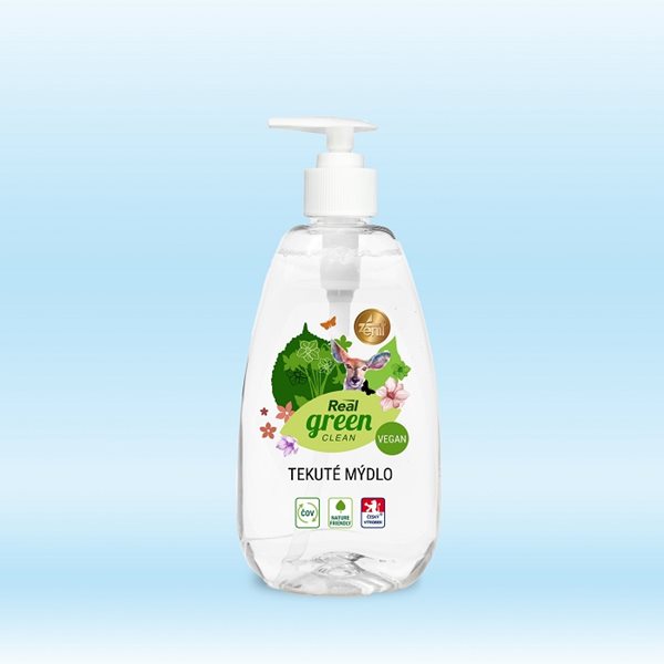 Levně Real green clean - tekuté mýdlo - 500 g