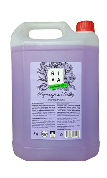 RIVA mýdlo antibakteriální - 5 L, Sleva 30%