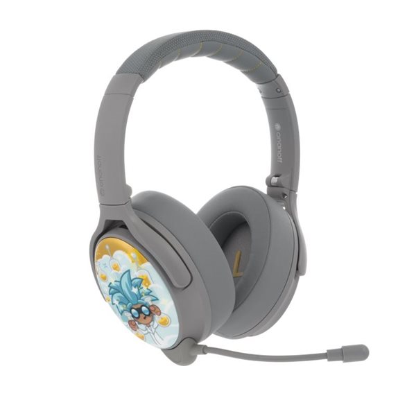 Levně BuddyPhones Cosmos+ dětská bluetooth sluchátka s odnímatelným mikrofonem, růžová, Sleva 329%