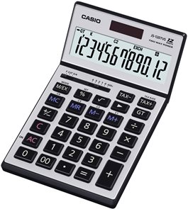 Casio Kalkulačka JS 120TVS SR - stříbrná