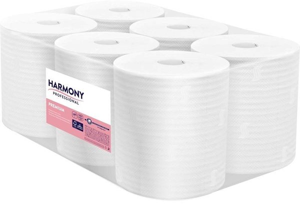 Levně Harmony Profesional papírové ručníky 2 vrstvé ( 6 rolí )
