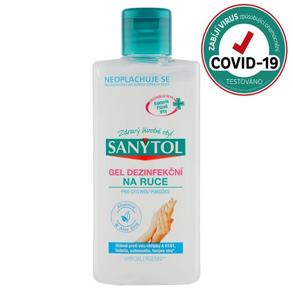 Levně Sanytol dezinfekční gel na ruce 75 ml - hypoalergenní