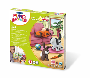 Sada FIMO Kids Form & Play - Mazlíčci ( 4 x 42g )