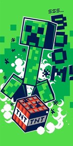 Jerry Fabrics osuška Minecraft "Boom"