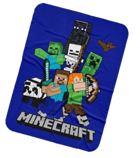Dětská deka Minecraft Time to Mine