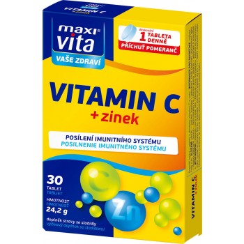 MaxiVita Vitamin C + zinek