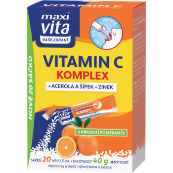 Levně Maxi Vita Vitamin C komplex + acerola + šípek + zinek