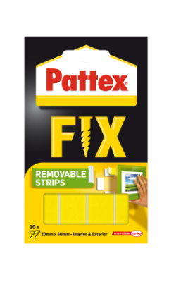 Pattex Super Fix - proužky 4 cm x 2 cm ( 10 ks )