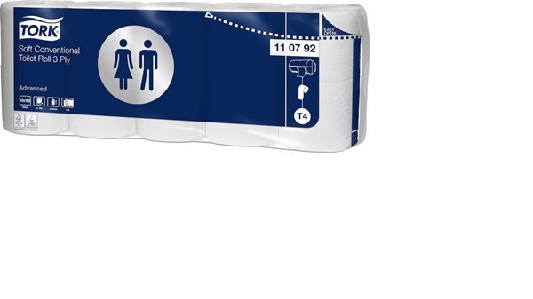 Levně TORK 110752 toaletní papír 3 vrstvý ( 10 rolí )