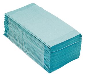 Z-Z ručníky 1 vrstvé - zelené ( 200 ks)