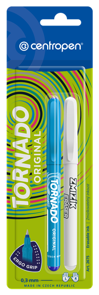 Centropen Popisovač 2675/2 Tornádo Original + zmizík, mix barev