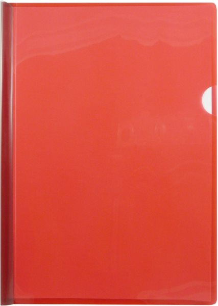 Desky s vázací lištou na 30 listů A4 - červené