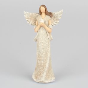 Anděl s holubičkou 14,5 cm