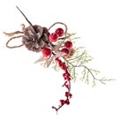 Zimní dekorativní větvička - červená