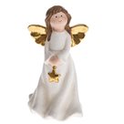 Keramický anděl s hvězdičkou 17,3 cm