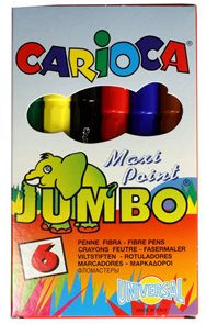 Carioca Popisovač  Jumbo - 6 barev