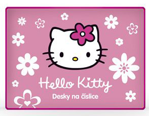 Desky na číslice - Hello Kitty vzor 2012