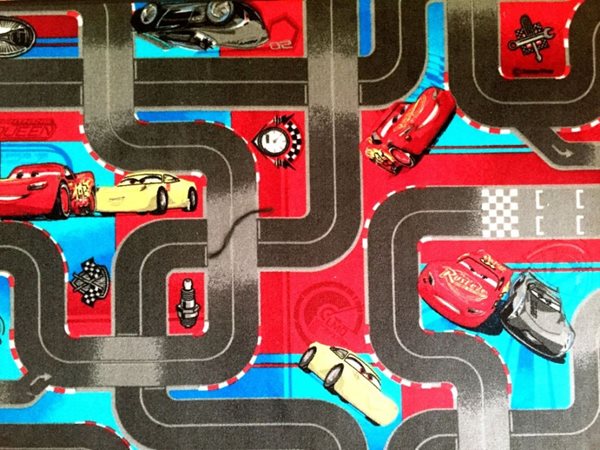Dětský koberec Cars 3 - 133 x 165 cm, Sleva 8%