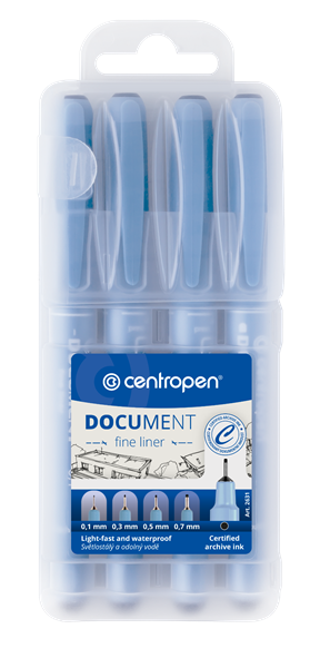 Centropen Dokumentní liner 2631/4 - sada 4 kusů