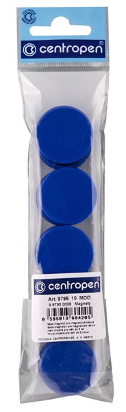 Levně Centropen Magnety 9795 10 ks - modré