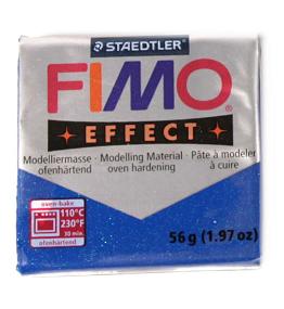 Modelovací hmota FIMO soft 56 g - 302 třpytivý efekt - modrá