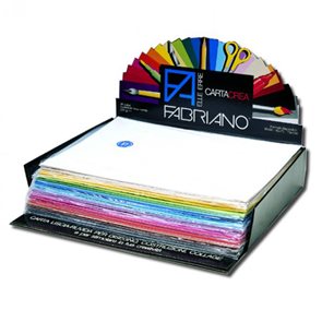 Fabriano Carta Crea - výhodná sada 26 odstínů barevných papírů,10 ks od barvy, 35x50 cm, 220g