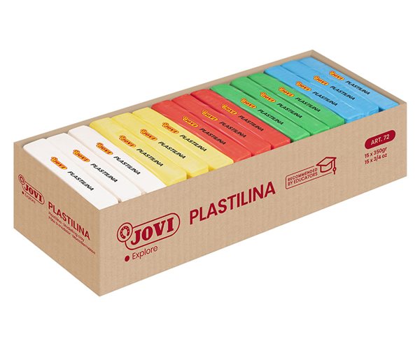 Plastelína Jovi - 15 × 350 g, 5 barev