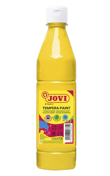 Levně Temperová barva JOVI PREMIUM 500 ml - Žlutá, Sleva 50%