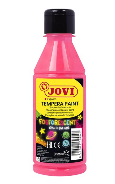Levně Temperová barva JOVI PREMIUM 250 ml, neonová - Růžová