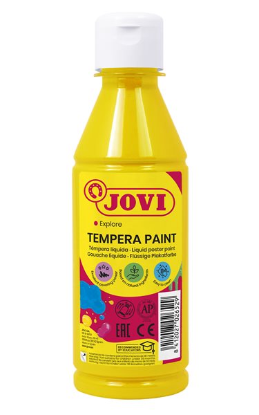 Levně Temperová barva JOVI PREMIUM 250 ml - Žlutá, Sleva 29%