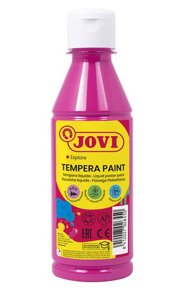 Levně Temperová barva JOVI PREMIUM 250 ml - Růžová, Sleva 29%