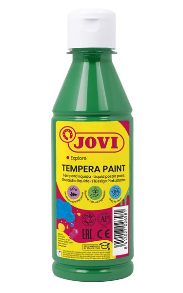 Levně Temperová barva JOVI PREMIUM 250 ml - Tmavě zelená, Sleva 29%