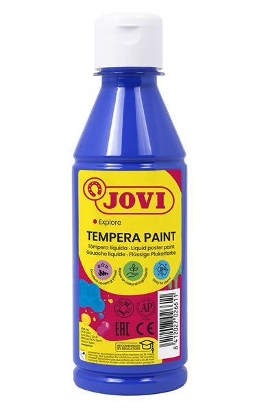 Temperová barva JOVI PREMIUM 250 ml - Tmavě modrá, Sleva 29%