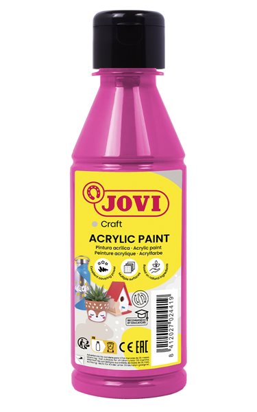 Levně Akrylová barva DECOR AKRYL 250 ml - růžová