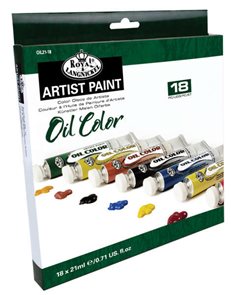 Olejové barvy ROYAL & LANGNICKEL - 18 x 21 ml