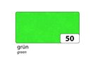 Hedvábný papír 50x70 cm, 20 g, 5 listů - barva zelená
